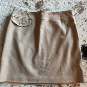 Banana Republic Light Brown Mini Skirt